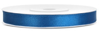 25m Satin Geschenkband blau 6mm breit