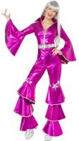 Vista previa: Disfraz para mujer Disco Queen Pinkie