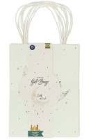 Preview: 6 gift bags festive moonshine 27cm