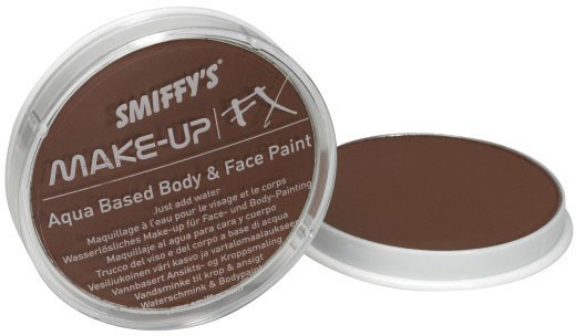 Make-up face and body light brown