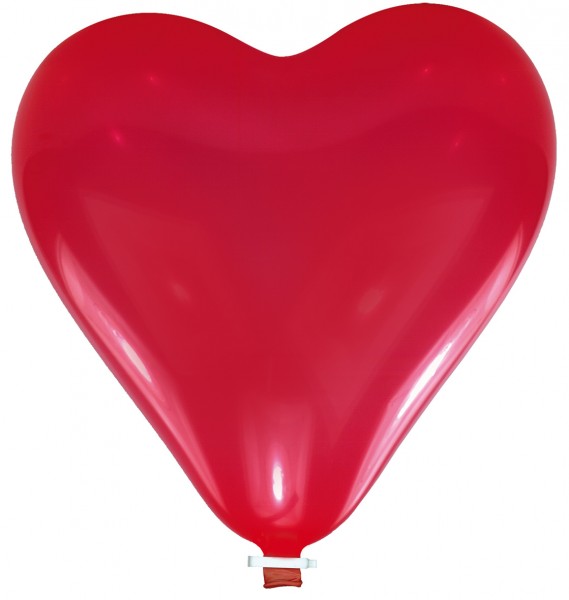 Balon Big Love Heart Czerwony 60 cm