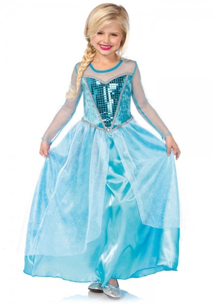 Disfraz infantil de princesa Elsa de invierno