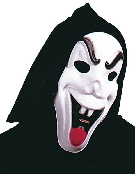 Psycho horror mask with hood