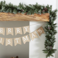 Anteprima: Ghirlanda rustica di abete natalizio 2,7m