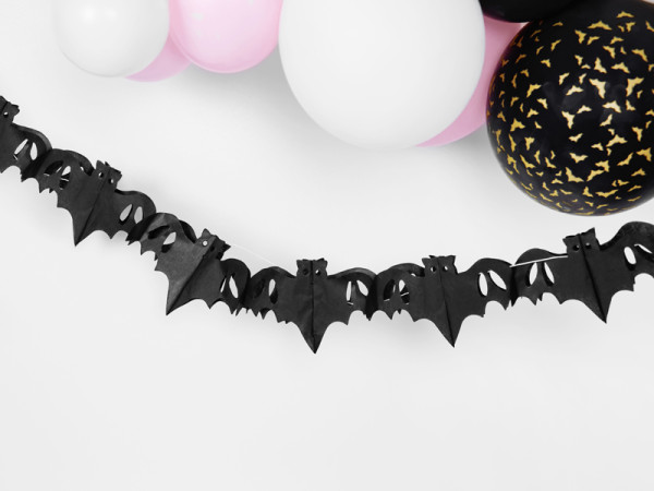 Halloween Fledermaus Girlande Deko Girlanden Raumdeko Vampir Dekoration Bat 