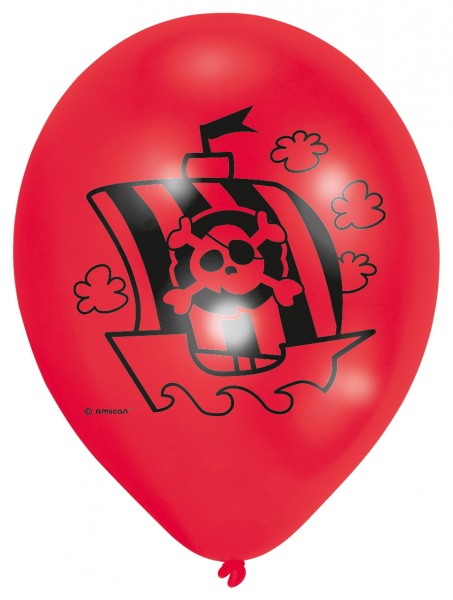 6 Piraten Ballons Abenteuerliche Schatzsuche 4
