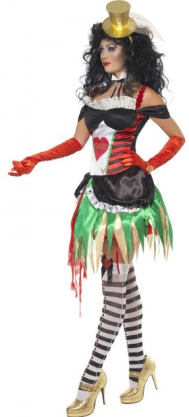 Costume de femme gothique Crazy Poker 2