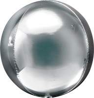 Balon w kolorze srebrnym