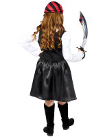 Preview: Recycled pirate girl costume