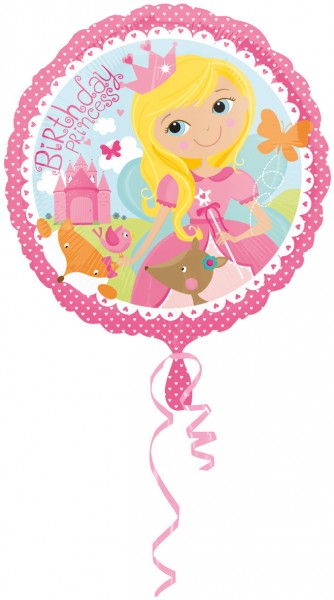 Folienballon Birthday Princess Fairy