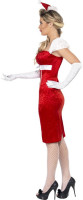 Aperçu: Costume de femme sexy de Noël rouge et blanc