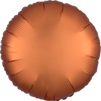 Ädel satinfolieballong bärnsten 43cm