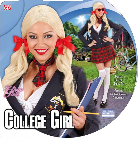 Schoolmeisje college girl kostuum deluxe 3