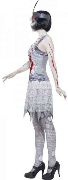 Chaleston Lady Zombie Kostüm Grau 3