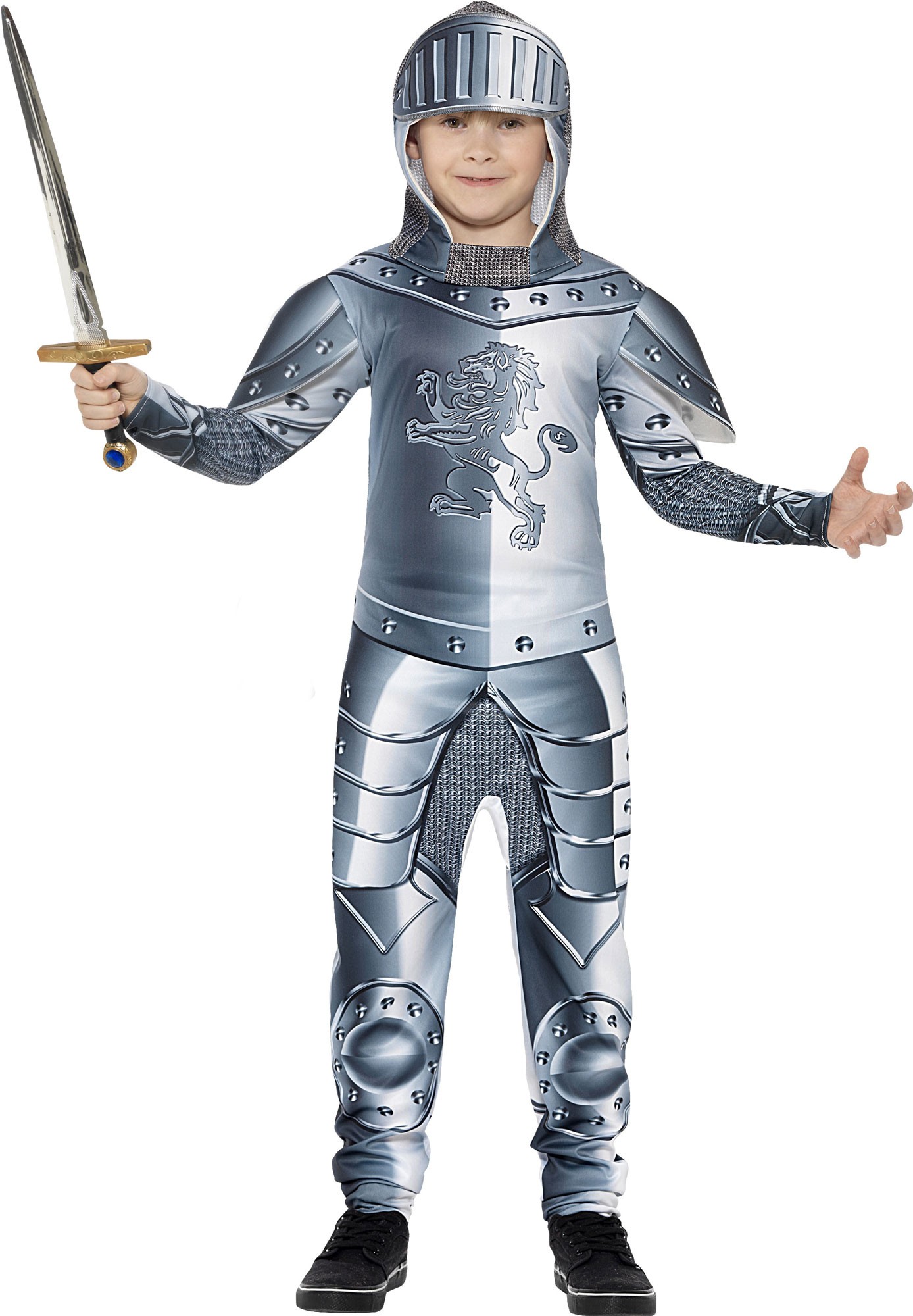 Brave knight child costume.