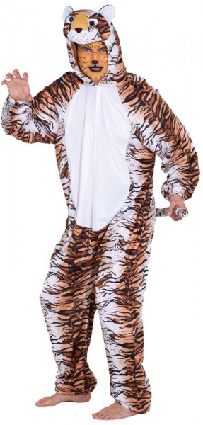 Disfraz de tigre Rawr para hombre marrón