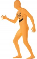 Preview: Full body pumpkin suit for adults orange