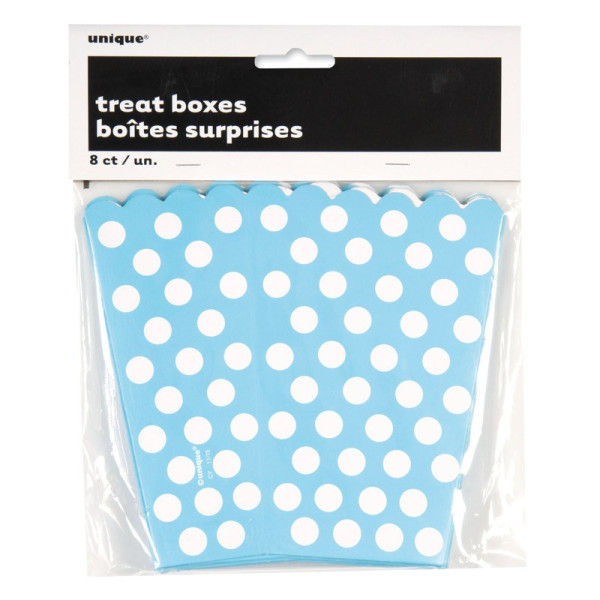 Snack Box Lucy Light Blue Dotted 8 pièces