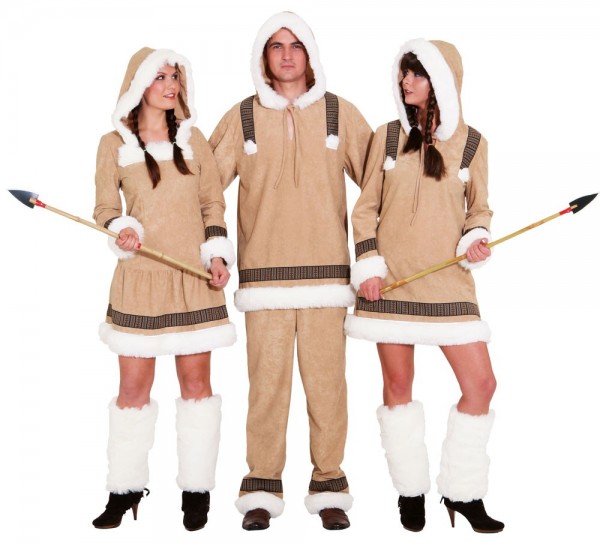 Eskimo Yuichiko-kostuum voor mannen