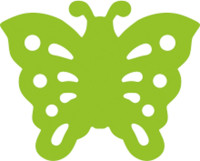 Vorschau: Papier-Girlande Schmetterling 6m