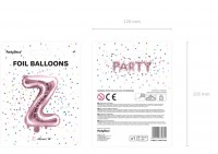 Aperçu: Ballon aluminium Z or rose 35cm