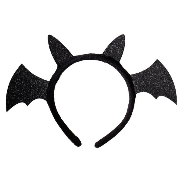 Glitter bat headband