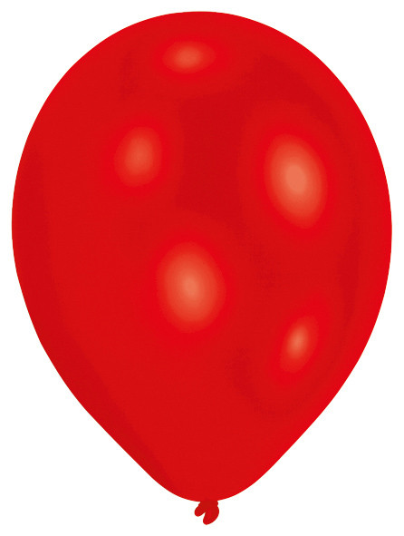 Sæt med 50 røde balloner 27,5 cm