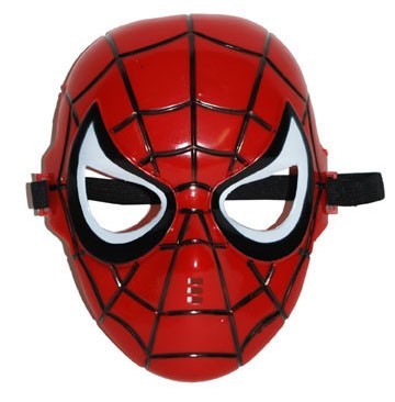 Spinnenmann Maske Rot