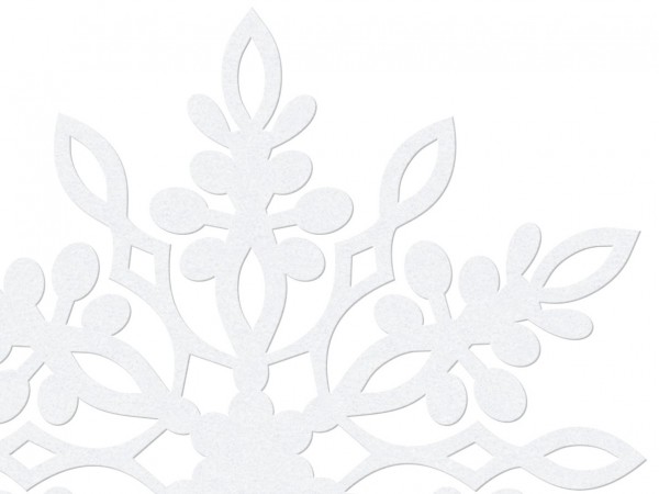 10 flocons de neige décoratifs papier 13cm 2