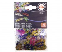 Colorful Happy Birthday sprinkle decoration 15g