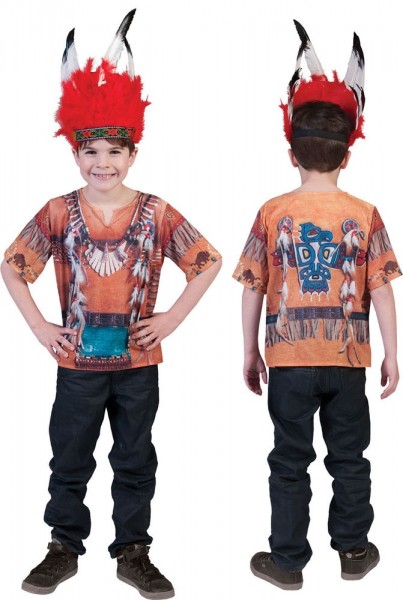 Apache Kinder Indianer Shirt
