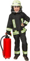 Fire department uniform costume for children