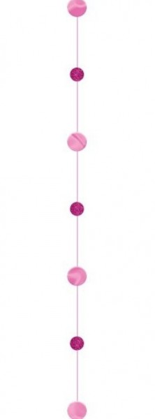 Zawieszka balonowa Pink Dots 1,8m