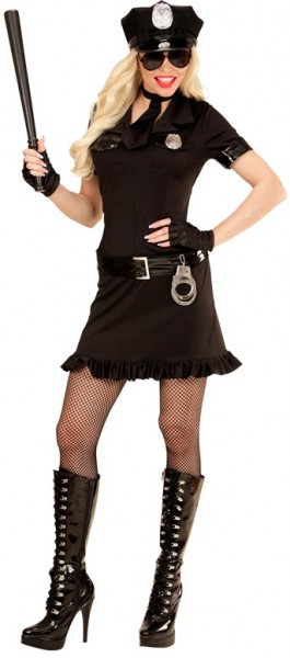 Sexy politieagent vrouwelijk kostuum