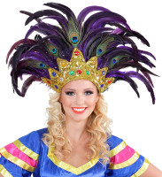 Magnificent Pavonala feather headdress
