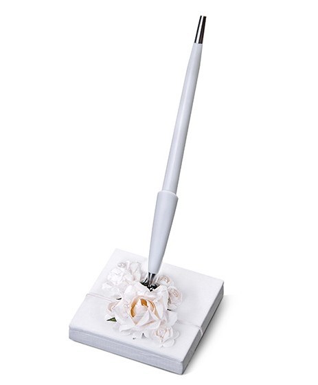 Stifthalter White Rose 16cm