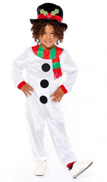 Costume da pupazzo di neve da bambino Fiocco di neve