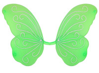 Preview: Butterfly wings for women in green 85cm x 50cm