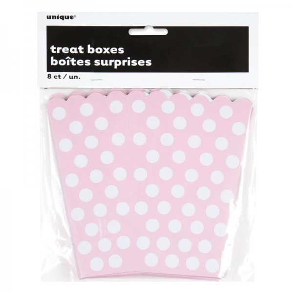 Snack Box Lucy Light Pink Dotted 8 pieces