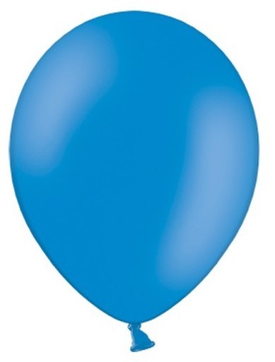 10 parti stjärnballonger kungblå 30cm