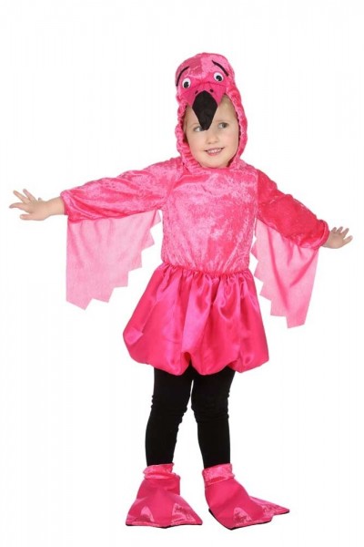 Flying pretty flamingo child costume