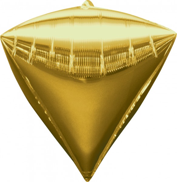 Diamondz Folienballon gold 38 x 43cm