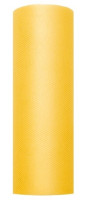 Tulle fabric Luna yellow 9m x 15cm