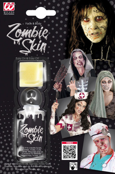 Specjalny makijaż skóry zombie