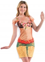 Oversigt: Hawaiiansk pige lang shirt til kvinder