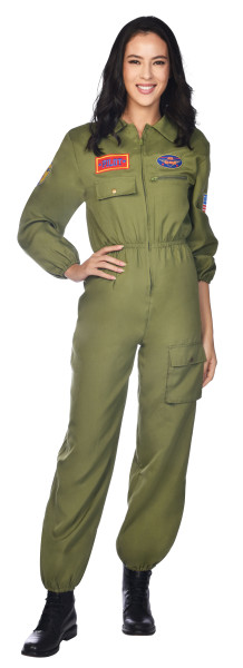 Disfraz de piloto de combate para mujer