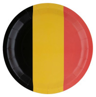Assiette 8 pays Belgique 23cm