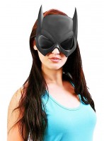 Vorschau: Batgirl Brille Mit Halbmaske