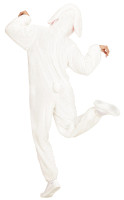 Preview: Fluffy bunny overall white