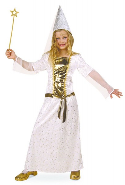 Gold magic fairy child costume